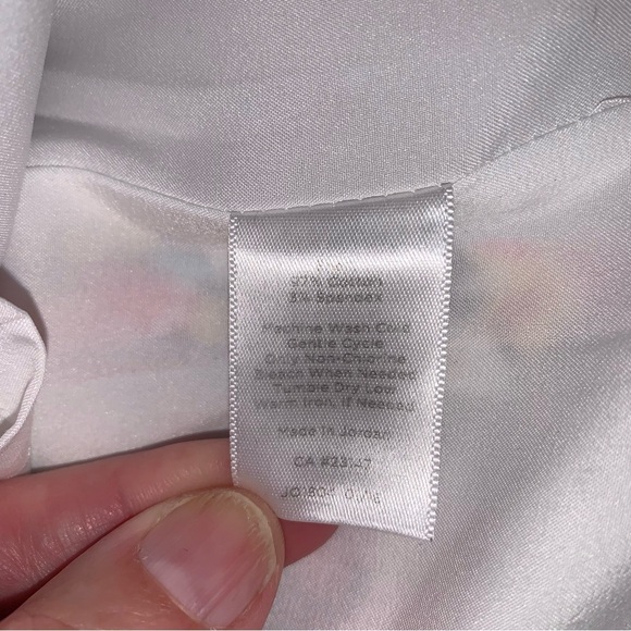 Talbots Pink Paisley Mini Skirt Size 8 EUC - Picture 7 of 7